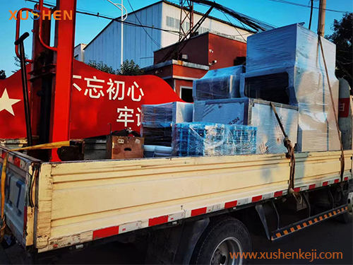 4.5米長龍式洗碗機已發往客戶現場